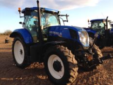 2012 New Holland T7.210 Auto Command 4wd tractor on 380/85R30 front and 380/90R46 rear wheels and