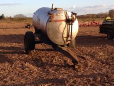 Chafer 2000ltr stainless steel fuel bowser