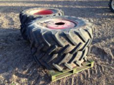 Set 380/85R28 row crop wheels and tyres to suit SAM Vision sprayer