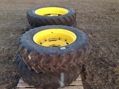 Set 14.9R30 & 14.9R46 wheels and tyres
