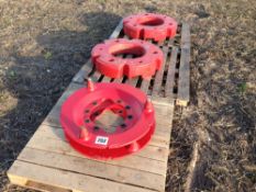 Set Fendt 724 wheel weights