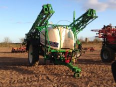 2009 Househam 4000l 24m trailed tracking sprayer, air suspension, stainless steel line and triple