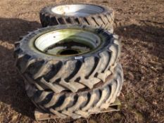 Set 380/85R34 & 380/90R50 wheels and tyres