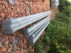 Mono Slope, Steel Framework, Stable/Shelter with Purlins and Fixings 24ft long x 15ft wide