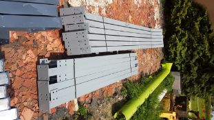 Apex Steel Framework on 15ft bays, with Purlins and Fixings. 30ft long x 30ft wide x 10ft @ eaves