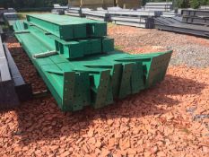 Apex Steel Framework on 20ft bays, frames, bolts and braces. 120ft long x 60ft wide x 20ft @ eaves.