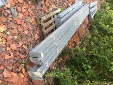 Mono Slope, Steel Framework, Stable/Shelter with Purlins & Fixings 48ft long x 15ft wide