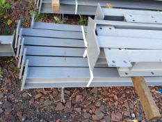 Apex Steel Framework, with Purlins and Fixings. 30ft long x 20ft wide x 8ft @ eaves.