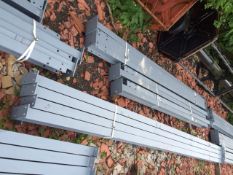 Mono Slope, Steel Framework, Stable/Shelter with Purlins and Fixings 36ft long x 15ft wide