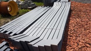 Apex Steel Framework on 15ft bays, with Purlins and Fixings. 60ft long x 30ft wide x 12ft @ eaves