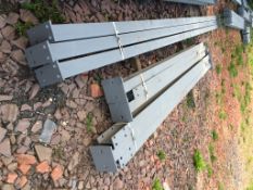 Mono Slope, Steel Framework, Stable/Shelter with Purlins and Fixings 24ft long x 15ft wide