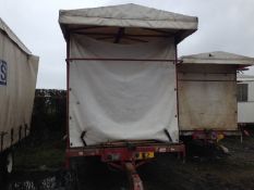 2006 VHS tandem axle 6.5m 10 pallet trailer. Serial No: VHS55386V0