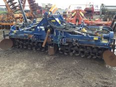 2014 George Moate Model 280 Tillerstar twin bed hydraulic folding cultivator. 38mm stars and