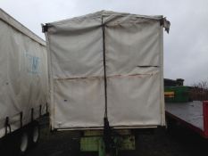 Ramsey Rambler 5.9m single axle pallet trailer c/w harvesting conveyor