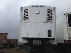 2000 General Trailers 13.6m triple axle Thermoking (faulty) fridge trailer. No MOT