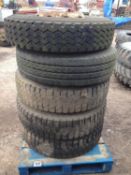 Qty wheels and tyres