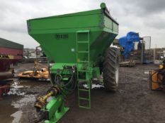 2011 Gustrower D076 8t fertiliser/lime/manure spreader. Serial No: 069