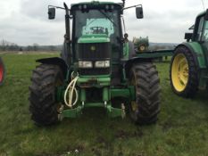 2007 John Deere 6920 Autopower 50kph 4wd tractor with front linkage and cab suspension on 16.