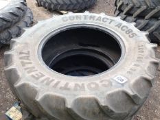 Pair 380/85R28 tyres