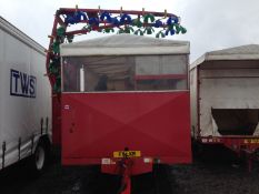 2010 VHS tandem axle 6.5m harvest trailer with Cropmaster cup system. Serial No: 643