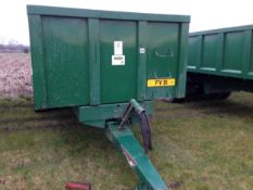 2010 Bailey 16t root crop trailer with Michelin 560 tyres and rear drawbar. Serial No: 8753