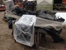 1997 Newtec HC30 net wrap machine. Serial No: 3875