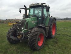 2007 Fendt 415 Vario TMS 50 kph 4wd tractor on 480/70R26 front and 580/70R38 rear wheels and tyres