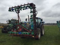 2006 Valtra 6300 4wd 40kph tractor on 380/85R30 front and 380/85R46 rear wheels and tyres with