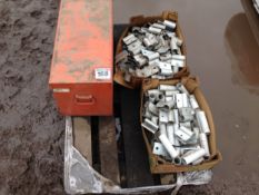 Qty of clamps and tool box