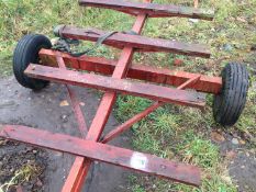 Single axle toilet trailer