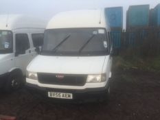 LDV 9 seat minibus. Reg No: BV55 AEM