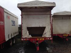 2008 VHS tandem axle 6.5m 10 pallet trailer. Serial No: VHS605