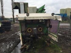 Tumoba 2 row self-propelled brussel sprout harvester