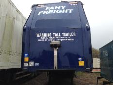 Curtain side trailer for spares