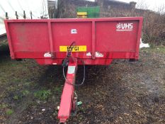 VHS 6.6m flat bed tandem axle trailer