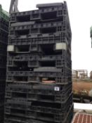 Quantity of folding pallet crates