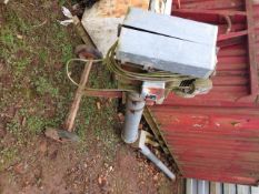 6'' Unloading Auger. 3 phase, 4m horizontal reach, not tested. Location Atherstone, Warwickshire.