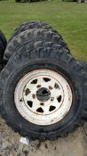 Landrover Wheels NO VAT Location: Great Missenden, Buckinghamshire