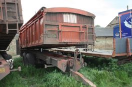 2000 Larrington Majestic Hi-Vision 14t tandem axle tipping trailer Location: Ely, Cambridgeshire.,