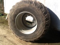 Nokian ELS. 4 Wheels. 700/50 R26.5. JCB Fastrac Location Acle, Norfolk.