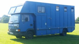 Leyland DAF 3/4 horsebox, runs and drives. no test NO VAT Location: Great Missenden, Buckinghamshire