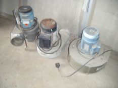 3 X Single phase grain vent fans. Location: Retford, Nottinghamshire.