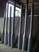 15 X galvanised grain vents. Location: Retford, Nottinghamshire.