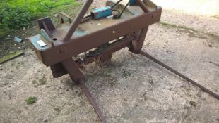 ABJ Bale Squeezer. To fit small JCB's 520-40 520-50's, about 1995. Location Fakenham, Norfolk.