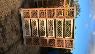 Chicken Pallets. 6 layers, 22cm High, 55cm Wide and 110cm Long. Location Fakenham, Norfolk.
