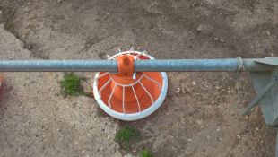 Big Dutch Man Pan Feeder. 12 Pan system Location Fakenham, Norfolk.