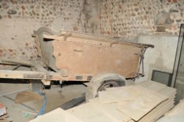 William Crane Wagon Works Tumbrill. Location near North Walsham, Norfolk.