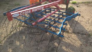 Opico Grass Harrow. 7ft wide, had little use. Location Fakenham, Norfolk.