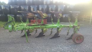 Dowdswell DP8 4 Furrow Plough Rear Disc, Location Near Market Drayton, Shropshire.