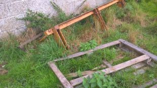 Big Spikes for 3 Point Linkage. Unknown manufacturer, Year about 1990. Location Fakenham, Norfolk.